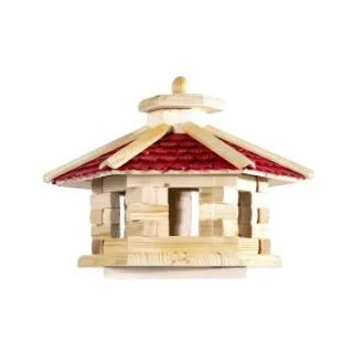 Erdtmann's Vogelhaus Schindeldach - zum Aufstellen - 42x42x28cm