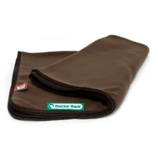 Doctor Bark Kuscheldecke Fleece braun L