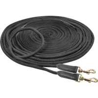 Waldhausen Doppellonge, schwarz - 18 m