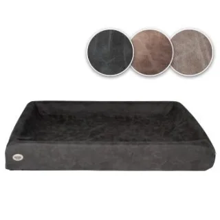 SABRO KUDDE Hundebett Wildleder dunkelgrau 1,17 m, 1,5 m