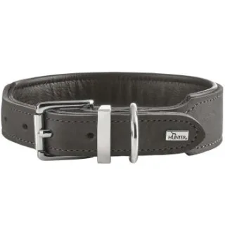 Hunter Hundehalsband malta grau L