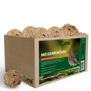 Orni Meisenknödel 95g, ohne Netz ohne Folie 100 Stück mit Soonnenblumenkerne