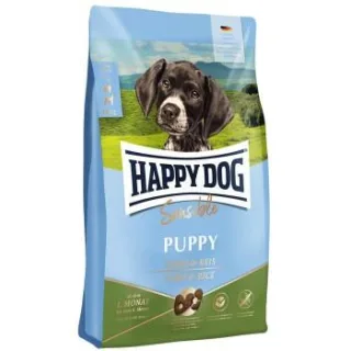 HAPPY DOG Sensible Trockenfutter Hund Puppy, Lamm & Reis 10 kg
