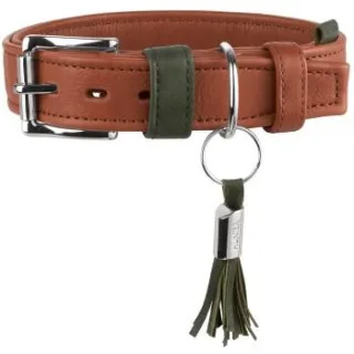 Hunter Hundehalsband portofino cognac M-L