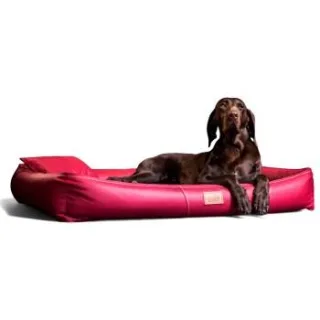 Tierlando CLIFFORD LATEX - Orthopädische Hundematratze dunkelrot 85 cm, 16 cm, 60 cm