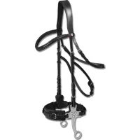 Waldhausen Trensenzaum X-Line Hackamore, schwarz - VB