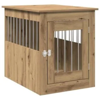 VidaXL Hundekäfig im Möbel-Stil eiche 75 cm, 55 cm, 65 cm