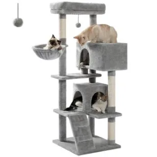 Pawz Road Katzenbaum mit 2 Condo grau