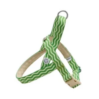 Barkalot Hundegeschirr Recyceltes Polyester beige /grün XS