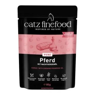 Catz finefood Nassfutter Katze Pure Adult Pferd 32x85 g