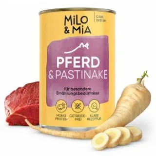 Milo & Mia Pferd & Pastinake 24x400 g