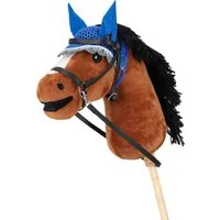 QHP Ohrenhaube Hobby horse - kobaltblau