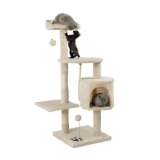 Lionto Kratzbaum Höhe 112 cm beige