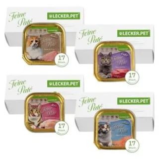 Lyra Pet Lecker.Pet Balu's, Emily's, Leo's & Mia's Feine Paté Katzenfutter Nassfutter Mix