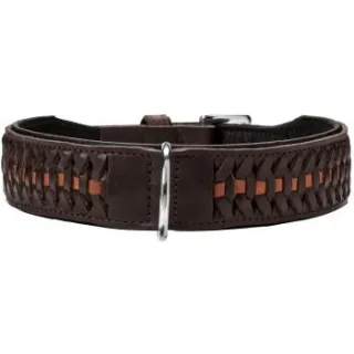 Hunter Halsband Solid Education Exclusive dunkelbraun 50 cm