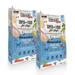 MAC's Dog Mono Adult Trockenfutter Huhn 2x3 kg
