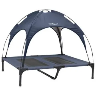 VidaXL Hundebett blau 77 cm, 82,5 cm, 77 cm