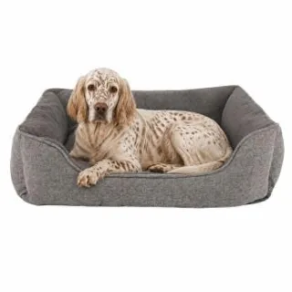 Lionto Hundebett meliert grau M
