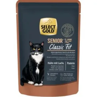 SELECT GOLD Senior +12 Huhn mit Lachs 48x85 g