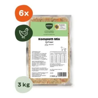 BARFER'S Komplett-Mix Geflügel 6x500 g