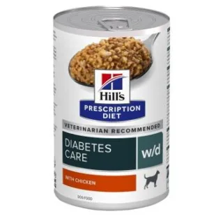 Hill's Prescription Diet w/d mit Huhn 24x370 g