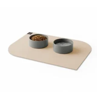 SANOZOO ® - Napfunterlage, Öko-Tex, Blatt Sand / Beige 60 x 90 cm