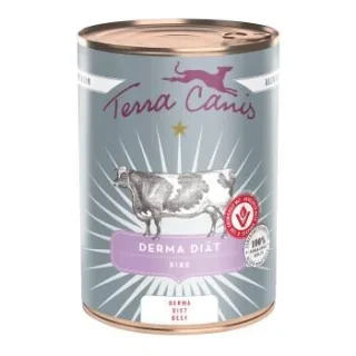 Terra Canis Nassfutter Hund Derma Diät Rind 6x400 g