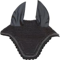 Kentucky Horsewear Fliegenohren "Wellington" Stone & Pearl - dunkelgrau