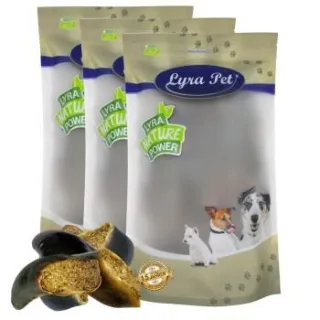 Lyra Pet Rinderhufe Pansen & Leber 120 g 3x15 Stück