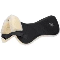 Christ Sattelpad Ultra mit Doppeltasche ohne Rand, schwarz/natur - 1 Stk