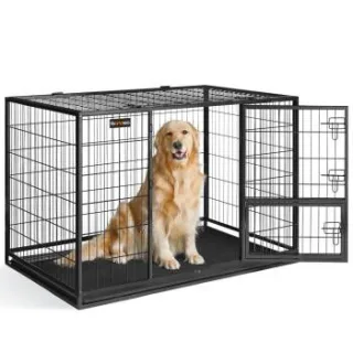 FEANDREA L-XXXL Hundekäfig hochbelastbar 1,22 m, 74,5 cm, 80,5 cm