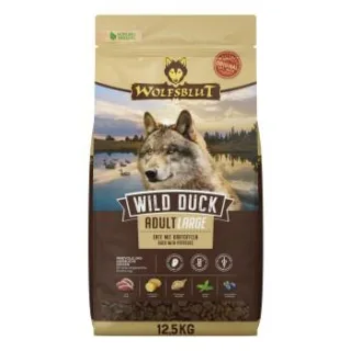 WOLFSBLUT Wild Duck Large Breed Hund Trockenfutter 12,5 kg