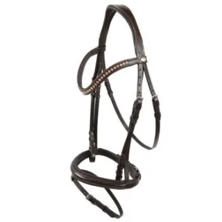 Hans Melzer Horse Equipment Hans Melzer Trense Mechtersen braun/silber Pony
