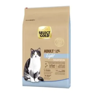 SELECT GOLD Trockenfutter Katze Light Adult Geflügel und Reis 7 kg