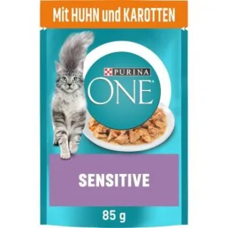 Purina ONE Sensitive mit Huhn & Karotten 26x85 g