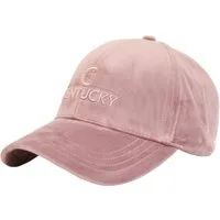 Kentucky Horsewear Kappe "Velvet" - altrosa
