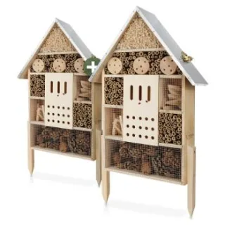WILDLIFE HOME Insektenhotel XXL Stehend 2 Stück