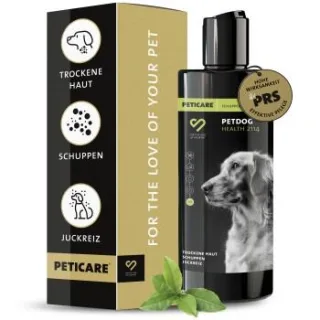Peticare Anti-Schuppen Shampoo für Hunde, bei Juckreiz & Hautirritationen