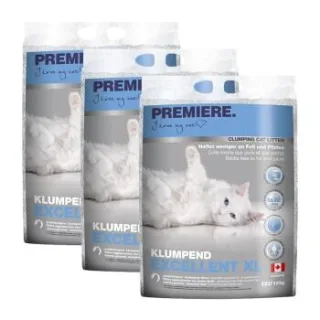 PREMIERE Excellent XL Klumpstreu Katze 3x12 kg