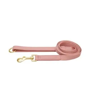 Barkalot Hundeleine Veganes Leder pink L