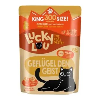 Lucky Lou Nassfutter Katze Adult Geflügel 12x300 g