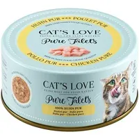Cat's Love Pure Filets Nassfutter "Huhn" - 100 g
