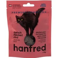 hanfred Fleisch Fleckerl für Katzen - Rind