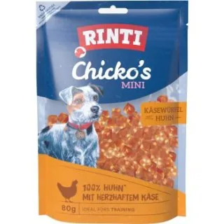 RINTI Chicko's Mini Käsewürfel Huhn 12x80 g