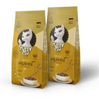 KittyCat Trockenfutter Katze, Adult, Huhn 2x3 kg