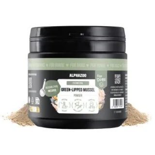 ALPHAZOO Grünlippmuschel-Pulver für Hunde und Katzen 250 g