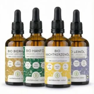 Wolfsbacher Natur Futteröl Set 4 x 100ml