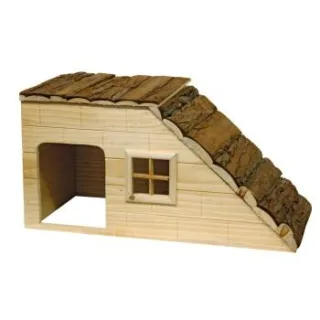 Kerbl Pet Nagerhaus mit Rampe Nature