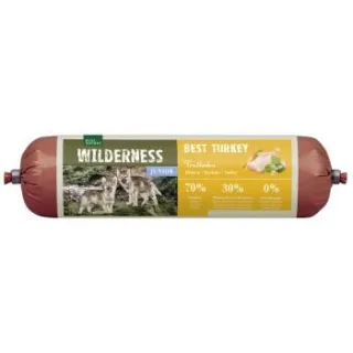 REAL NATURE WILDERNESS Wurst, Junior, Best Turkey Truthahn mit Buchweizen und Apfel 24x800 g