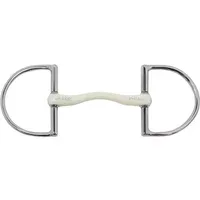 Stübben STEELtec 1303 Fine Line Flex D-Ring Trense - 11,5 cm
